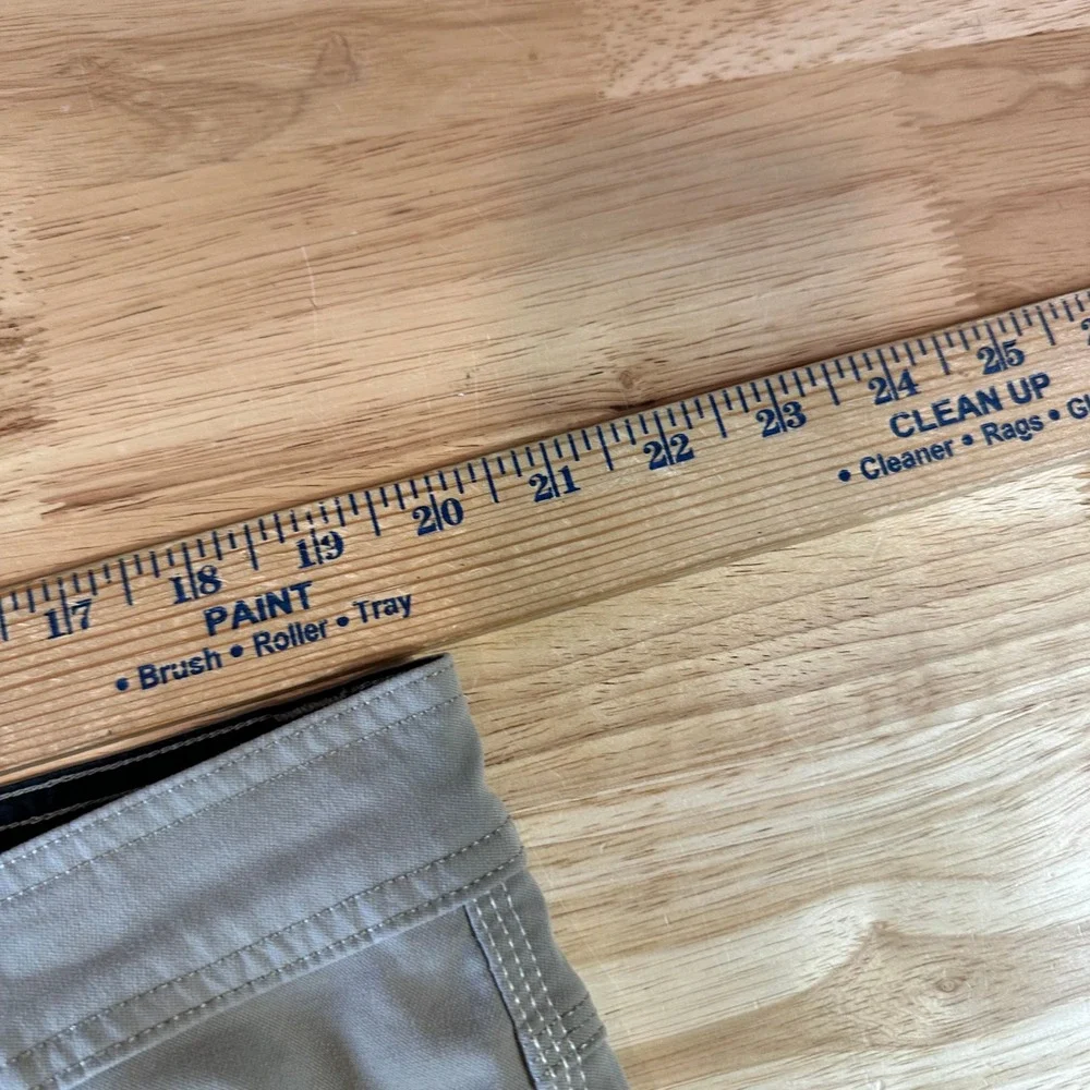 Prana Pants Men 38x29 tan Nylon Stretch Hike Camp Fish Gorpcore